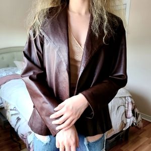 Argentina Leather Vintage Brown Jacket